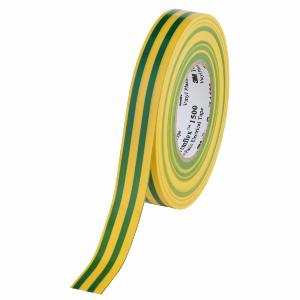 3M TEMFLEX 1500 JAUNE/VERT LARGEUR 15 MM EN ROULEAU DE 10 M