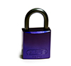 BRADY CADENAS VIOLET EN ALUMINIUM AVEC ANSE 25 MM EN PAQUET DE 6