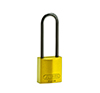 BRADY CADENAS JAUNE COMPACT ALUMINIUM ANSE 75 MM EN PAQUET DE 6