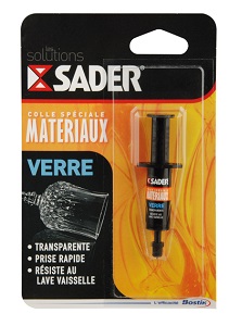 SADER COLLE VERRE EN SERINGUE DE 2 ML