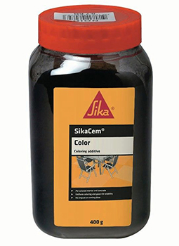 SIKACEM COLOR NOIR EN FLACON DE 700 GR