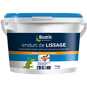 BOSTIK ENDUIT DE LISSAGE PATE EN SEAU DE 15 KG