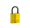 BRADY CADENAS JAUNE COMPACT ALUMINIUM ANSE 25 MM EN PAQUET DE 6