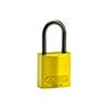 BRADY CADENAS JAUNE COMPACT ALUMINIUM ANSE 40 MM EN PAQUET DE 6