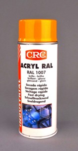 CRC ACRYL RAL 1007 JAUNE CHROME EN AEROSOL DE 520ML / 400 ML
