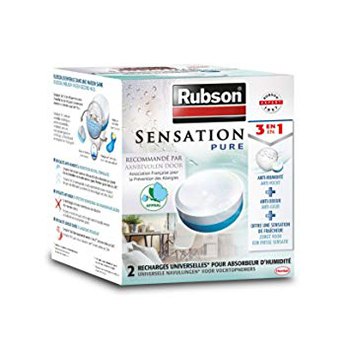 RUBSON RECHARGES SENSATION 3 EN 1 AROMA NEUTRE PURE EN PAQUET DE 2