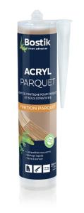 BOSTIK ACRYL PARQUET GRIS EN CARTOUCHE DE 300 ML