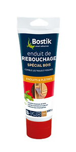 BOSTIK ENDUIT DE REBOUCHAGE BOIS PATE EN TUBE DE 330 GR