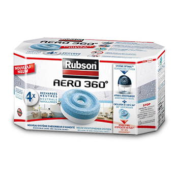 RUBSON RECHARGES POUR ABSORBEUR AERO EN PAQUET DE 4