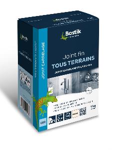 BOSTIK JOINT FIN TOUS TERRAINS GRIS EN CARTON DE 1 KG