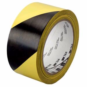 3M 766 JAUNE/NOIR LARGEUR 50 MM EN ROULEAU DE 33 M