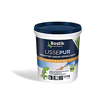 BOSTIK ENDUIT DE LISSAGE LISSEPUR EN POT DE 1,5 KG