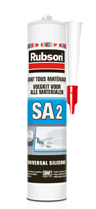 RUBSON SA2 SANITAIRE TOUS SUPPORTS TRANSPARENT EN CARTOUCHE DE 280 ML