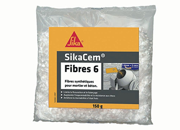 SIKACEM FIBRES 6 MM EN SACHET DE 150 GR - PAR 20