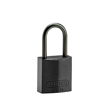 BRADY CADENAS NOIR COMPACT ALUMINIUM ANSE 40 MM EN PAQUET DE 6