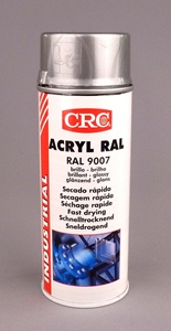 CRC ACRYL RAL 9007 ALUMINIUM GRIS EN AEROSOL DE 520 ML / 400 ML