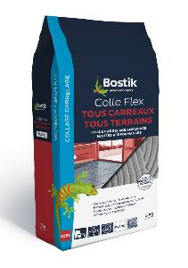 BOSTIK COLLE FLEX TOUS CARREAUX SANS POUSSIERE BLANC EN SAC DE 5 KG