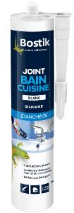 BOSTIK JOINT BAIN CUISINE BLANC EN CARTOUCHE DE 310 ML