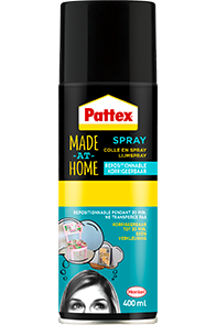 PATTEX MADE AT HOME REPOSITIONNABLE EN AEROSOL DE 400 ML