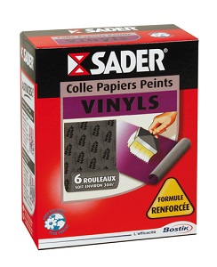 SADER COLLE PAPIERS VINYLS EN BOITE DE 300 GR