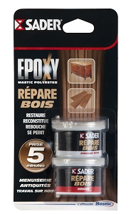 SADER EPOXY REPARE BOIS EN BLISTER DE 94 GR