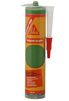 SIKACOLOR PATE VERT EN CARTOUCHE DE 300 ML