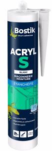 BOSTIK ACRYL S BLANC EN CARTOUCHE DE 310 ML