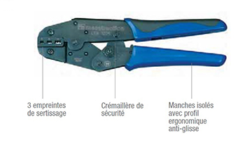 MECATRACTION CEB1025 PINCE A SERTIR