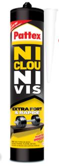 PATTEX NI CLOU NI VIS EXTRA FORT ET RAPIDE EN CARTOUCHE DE 380 GR