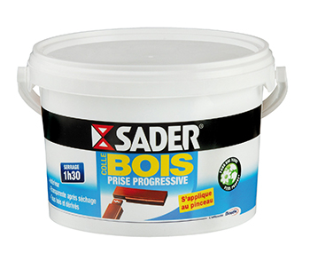 SADER COLLE BOIS PROGRESSIVE EN SEAU DE 2,5 KG