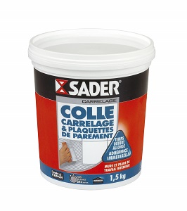 SADER COLLE CARRELAGE MURAL EN BOITE DE 1,5 KG