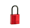 BRADY CADENAS ROUGE COMPACT ALUMINIUM ANSE 40 MM EN PAQUET DE 6