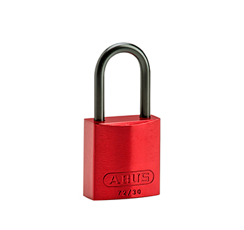 BRADY CADENAS ROUGE COMPACT ALUMINIUM ANSE 40 MM EN PAQUET DE 6