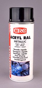 CRC ACRYL RAL NOIR METALLISE EN AEROSOL DE 520 ML / 400 ML