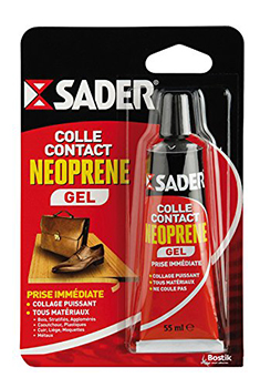 SADER COLLE CONTACT NEOPRENE GEL EN TUBE DE 125 ML