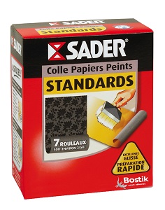 SADER COLLE PAPIERS PEINTS STANDARDS EN BOITE DE 250 GR