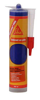 SIKACOLOR PATE BLEU EN CARTOUCHE DE 300 ML