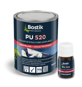 BOSTIK PU 520 + DURCISSEUR EN KIT DE 780 ML