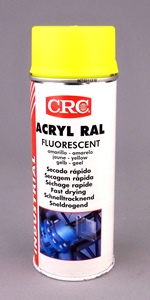 CRC ACRYL RAL JAUNE FLUO EN AEROSOL DE 520 ML / 400 ML