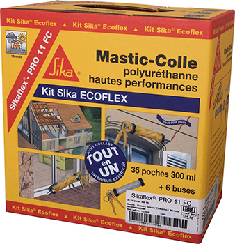 KIT SIKA ECOFLEX GRIS BETON