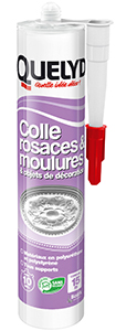 QUELYD COLLE ROSACES MOULURES EN CARTOUCHE DE 310 ML