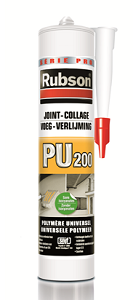 RUBSON PU 200 NOIR EN CARTOUCHE DE 280 ML