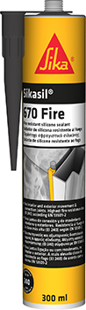 SIKASIL 670 FIRE GRIS EN CARTOUCHE DE 300 ML