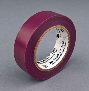 3M TEMFLEX 1500 VIOLET LARGEUR 19 MM EN ROULEAU DE 20 M