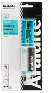 ARALDITE CRISTAL EN SERINGUE DE 24 ML