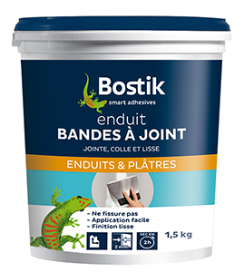 BOSTIK ENDUIT BANDES A JOINT EN POT DE 1,5 KG