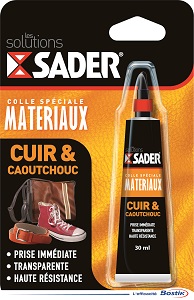 SADER COLLE CUIR ET CAOUTCHOUC EN SERINGUE DE 30 ML