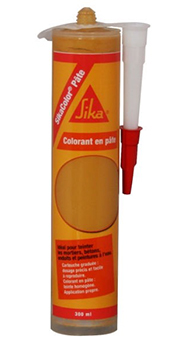 SIKACOLOR PATE JAUNE EN CARTOUCHE DE 300 ML