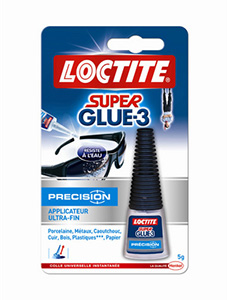 LOCTITE SUPERGLUE 3 PRECISION EN FLACON DE 5 GR