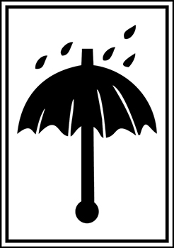 ETIQUETTE A PROTEGER CONTRE LA PLUIE 148 x 210 MM